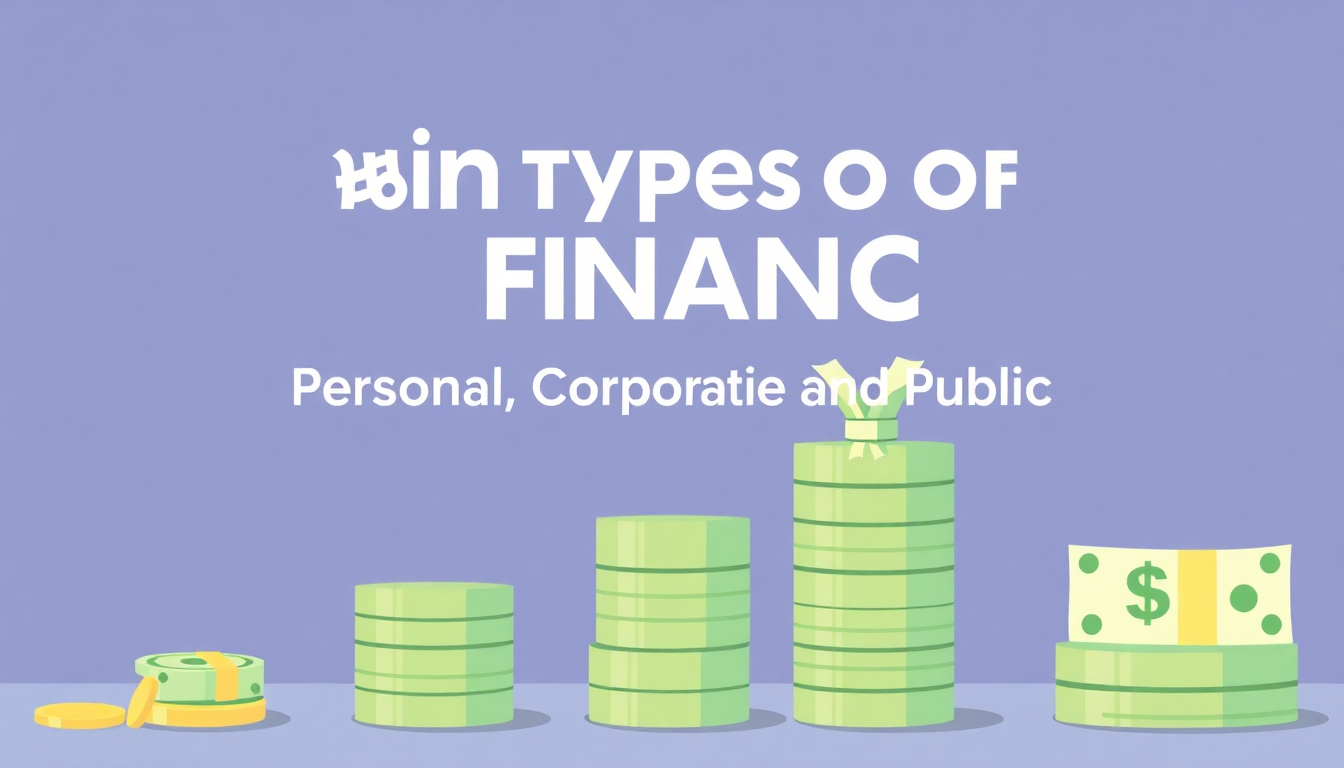 Main Types of Finance: Personal, Corporate and Public Explained