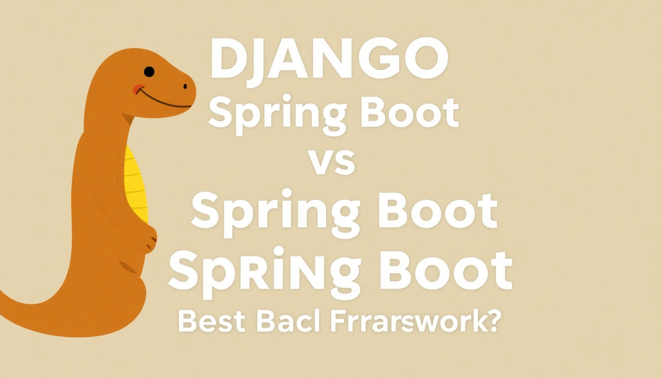Django vs Spring Boot: Best Backend Framework?