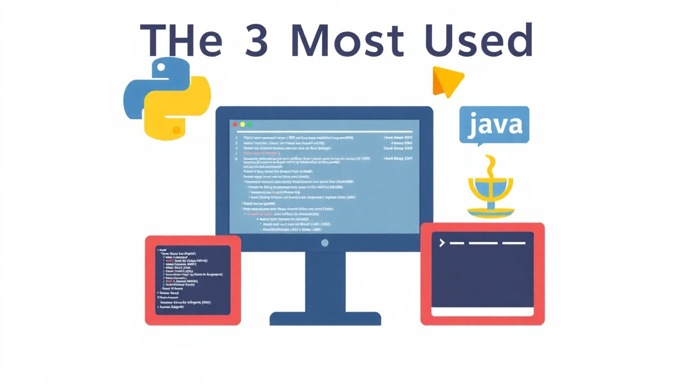The 3 Most Used Programming Languages for Software